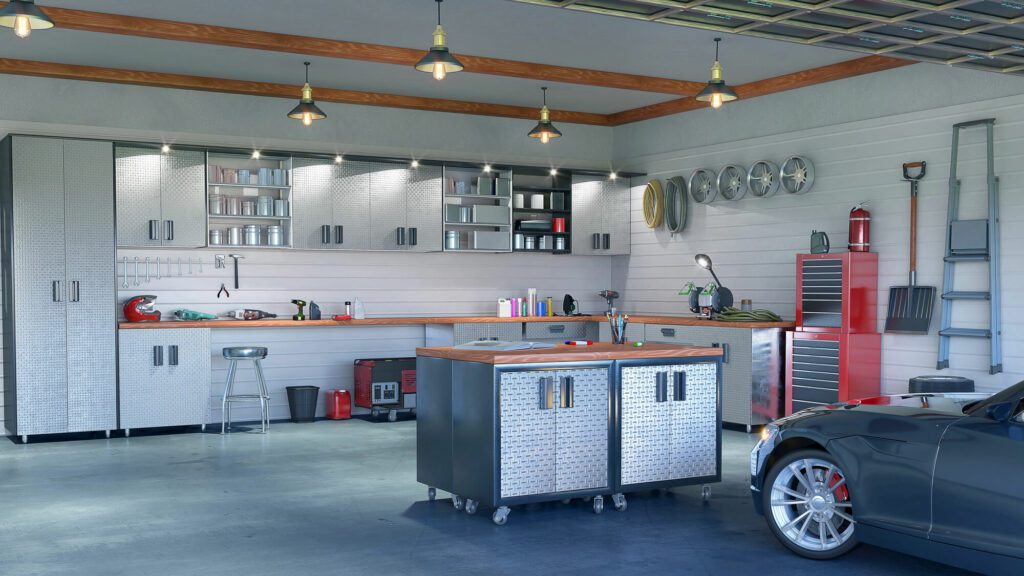 Aménagement pour garage
